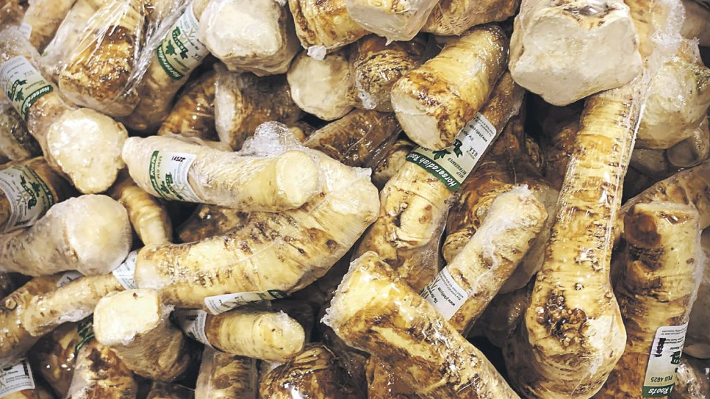 The Midwest region is a hotbed for horseradish, which is only grown in large quantities at a handful of places in the U.S.