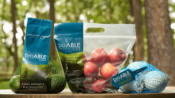 Illinois-based Serv-Rend has created bioAble packaging materials, tags and labels that break down to zero micro-plastics. The plastics begin to biodegrade in 24 months in landfill and compost environments. The printable area offers plenty of space for logos and other information.