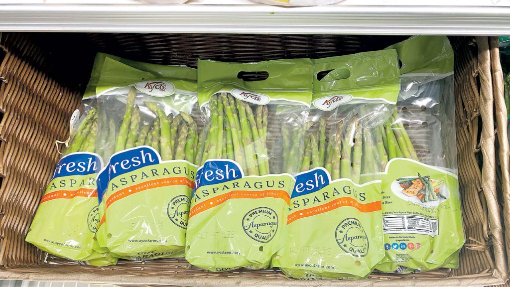 Retail shelf packaging for asparagus is gaining popularity because convenient, value-added formats appeal to busy shoppers.