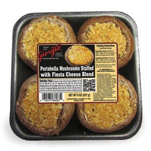 Fiesta Chesse Stuffed Mushrooms