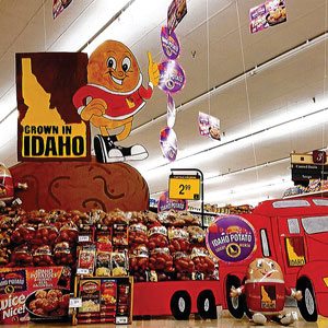 Kroger Potato Display