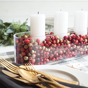 Cranberry Candles