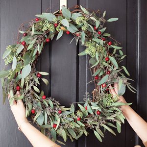 Cranberry Wreath