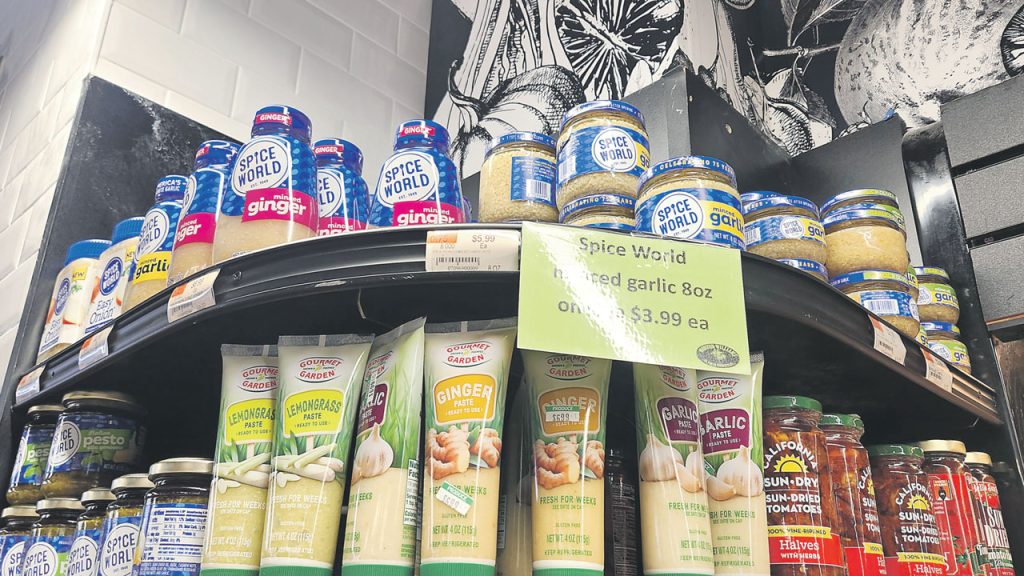 Garlic and garlic products are versatile. Cross-merchandising is an important part of sales, and there are many options, such as placing garlic items next to complementary foods, such as pasta and sauces.