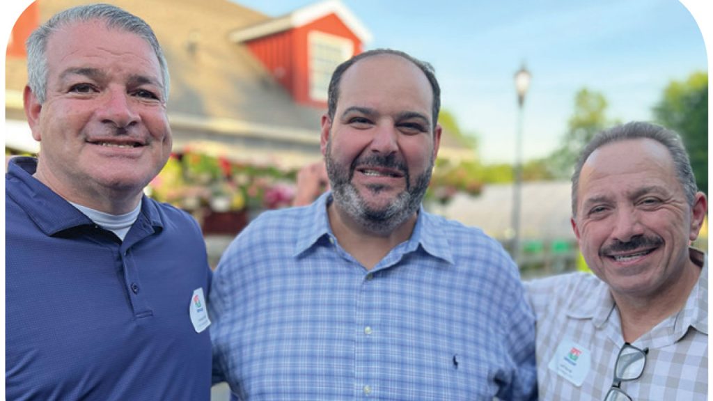 L To R: Joey Joseph, James Tramutola and Jeff Young at an EPC BBQ