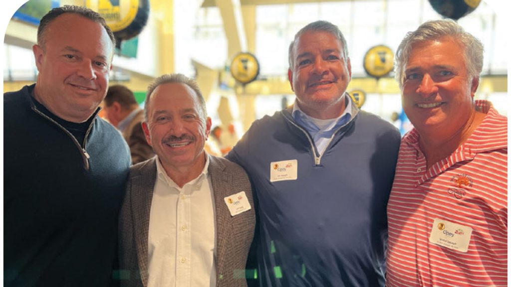 L To R: Jason Weiler, Jeff Young, Joey Joseph and Victor Joseph at an EPC Metlife event
