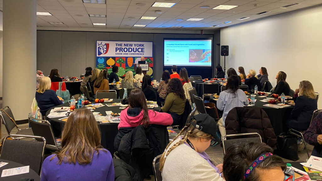 Katie Calligaro, director of marketing and communications at The Foundation for Fresh Produce in Newark, DE, discussed actionable steps for reaching NextGen.