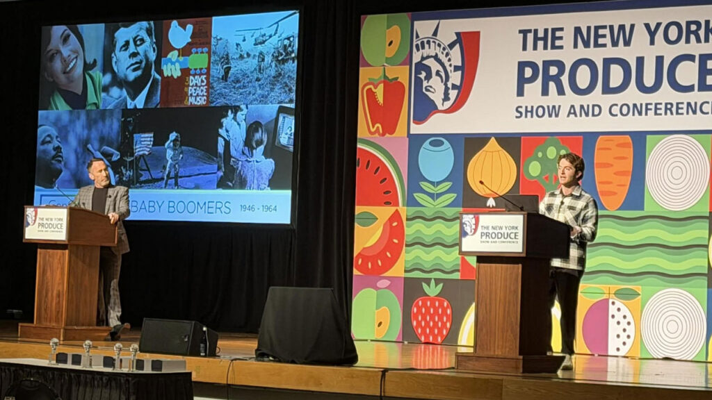 David and Jonah Stillman of GenGuru deliver the closing keynote at the New York Produce Show Keynote Breakfast, sharing research-driven insights on how generational values shape today’s food purchasing behaviors and what that means for produce retailers and marketers.