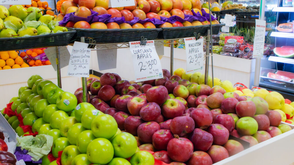 Boston-area Lambert’s Market sources produce six days a week from the New England Produce Center, and also buys direct from local growers, giving the supermarket access to a wide breadth of fresh produce.