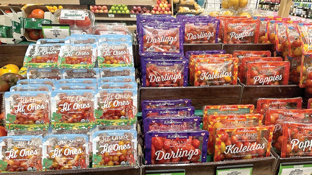 Wholesum Family Farms, Amado, AZ, launched its Lil’ Ones, pear-sized organic snacking tomatoes, in July 2025. The snacking tomatoes deliver a bite-sized option designed for convenience, appealing to on-the-go consumers.