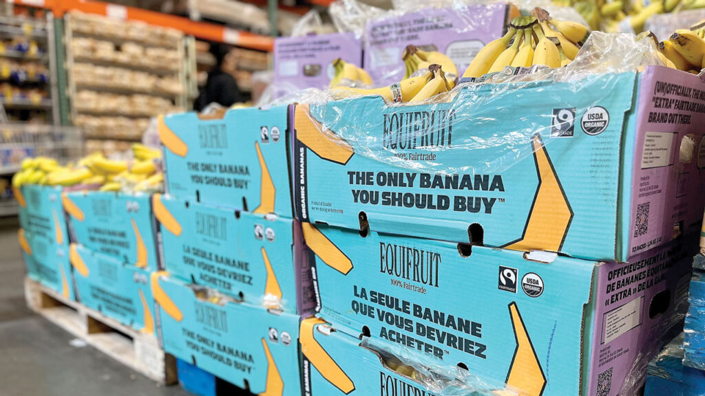 Equifruit, a fair trade banana importer and marketer headquartered in Montreal, has been working in this market for two decades. In Montreal, Equifruit Fairtrade bananas are stocked in Costco, Sobeys Quebec (IGA and Rachelle Bery) and Lufa Farms, as well as smaller independent grocery stores.