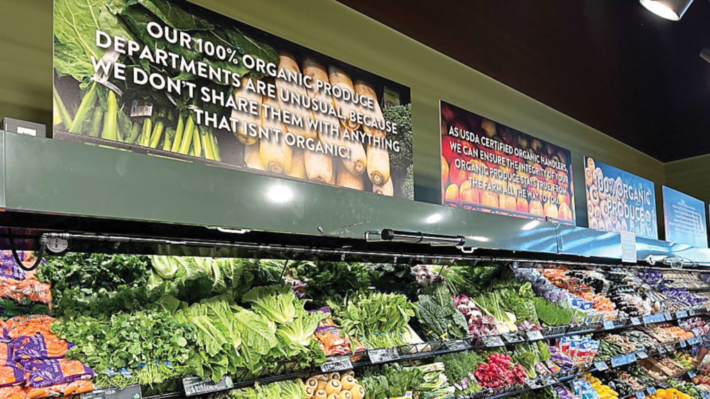 The attention that Natural Grocers gives to wellness across the range of perspectives, from health to sustainability, and, particularly with its 100% certified organic produce, helps to define the company.
