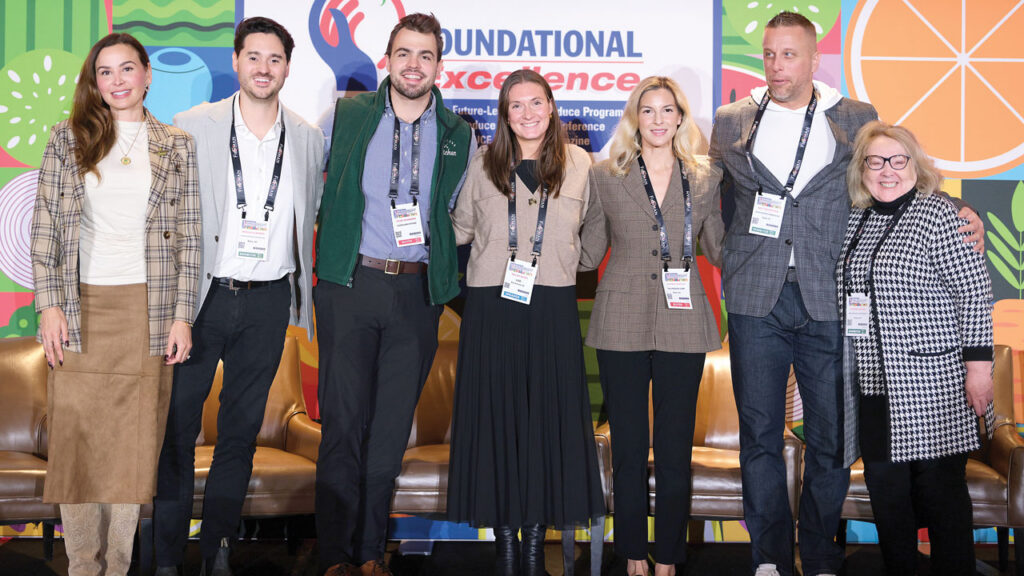 Some of the members of the seventh Eastern Produce Council Leadership Class cap their 2025 program by participating in a panel at the New York Produce Show’s Foundational Excellence event in December. They gained valuable industry insights, connections, and career-building experience alongside produce leaders.